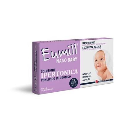 Recordati Eumill Naso Baby Soluzione Ipertonica 20 Flaconcini Monodose 5 Ml