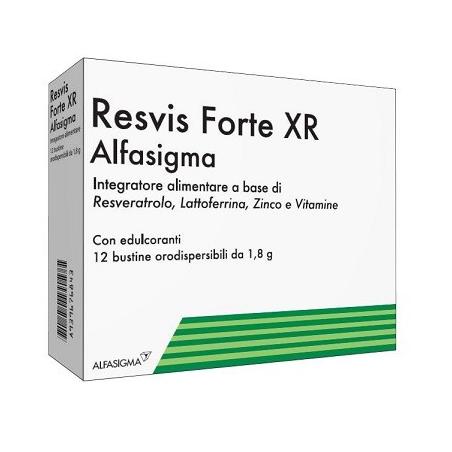 Alfasigma Resvis Forte Xr Biofutura integratore antiossidante 12 Buste