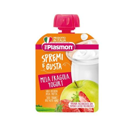 Plasmon Spremi E Gusta Fragola Mela Yogurt 85 G