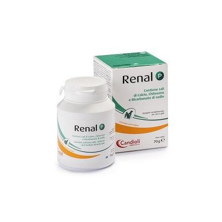 Candioli Renal P Mangime complementare per cani e gatti, 70 g