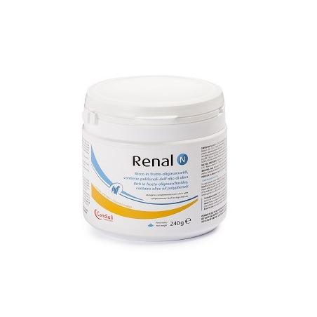 Candioli Renal N Mangime Complementare per la funzionalità intestinale di cani e gatti, 240 g
