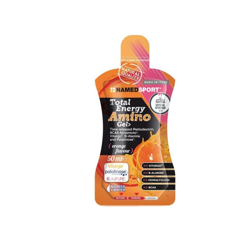 Named Sport Total Energy Amino Gel orange flavour 50ml