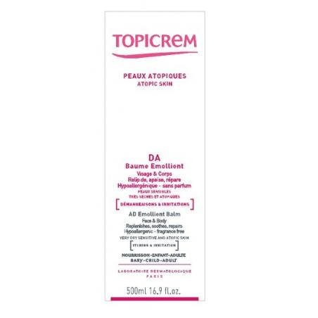 Laboratoires Nigy Topicrem Balsamo emolliente per la cura di viso e corpo, 500 ml