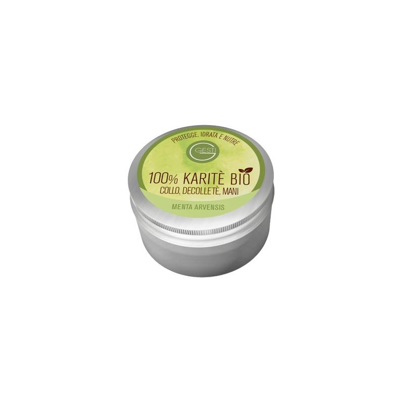 Gesti 100% Karité Bio 50 ml Crema Collo Decolletè Mani