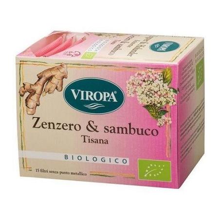 Viropa Zenzero e Sambuco Bio 15 Bustine