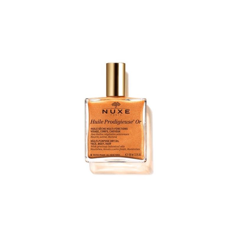 Nuxe Huile Prodigieuse Or 100 ml Olio Secco Viso Corpo e Capelli