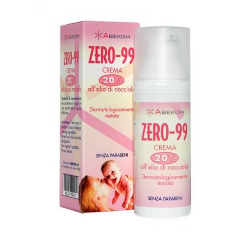 Abekom Zero 99 Crema 20% 50 ml Crema Olio Nocciola