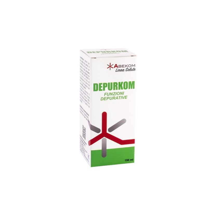 Abekom Depurkom Integratore alimentare per la funzione epatica e digestiva, 150 ml