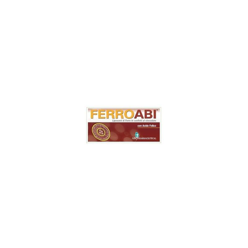 Abi Pharmaceutical Ferroabi Integratore per Carenze di Ferro 20 Confetti Orosolubili