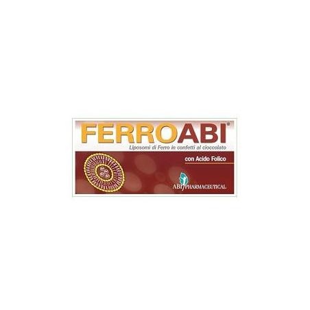 Abi Pharmaceutical Ferroabi Integratore per Carenze di Ferro 20 Confetti Orosolubili