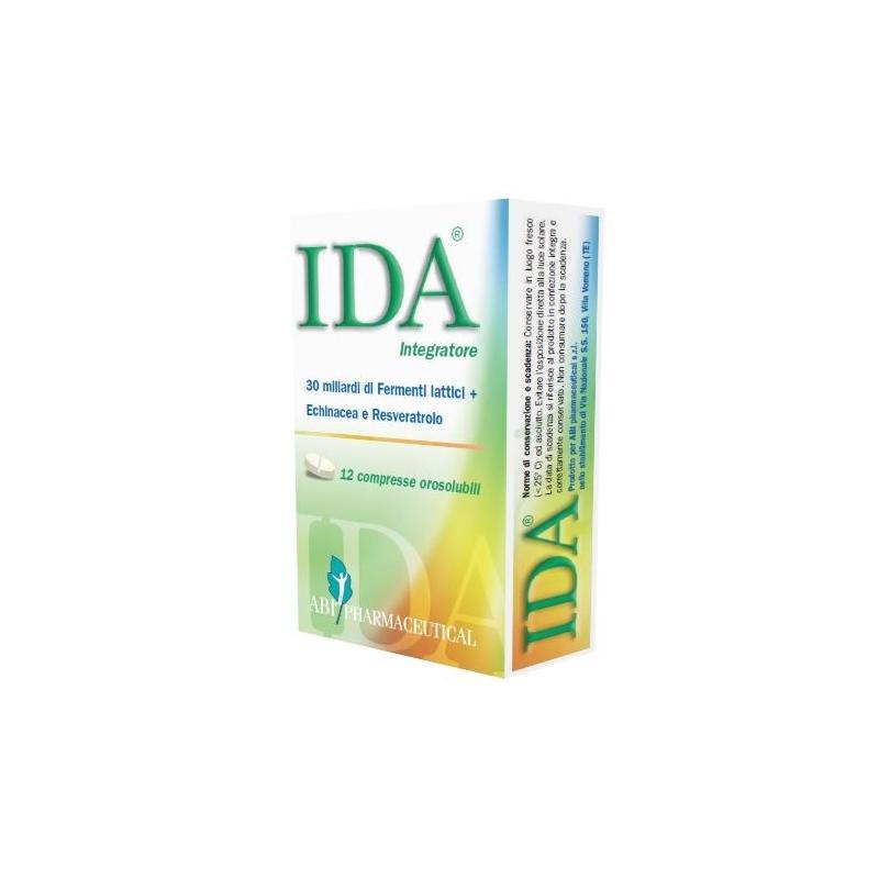 Abi Pharmaceutical Ida Integratore per Equilibrare la Flora Intestinale 12 Compresse