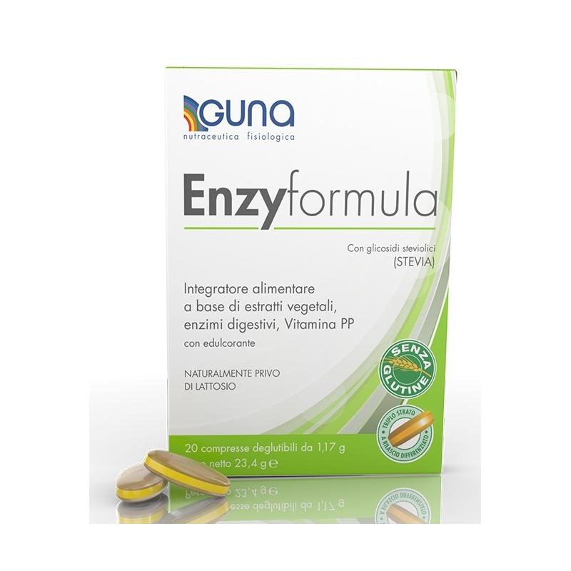 Guna Enzy Formula 20 Compresse Integratore Alimentare Digestione