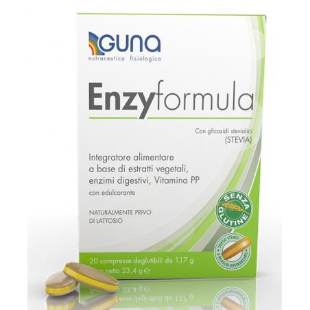 Guna Enzy Formula 20 Compresse Integratore Alimentare Digestione