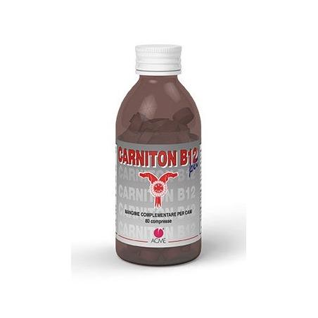 Acme Carniton B12 Mangime Per Cani E Gatti Con Funzione Miocardiotrofica 80 Compresse