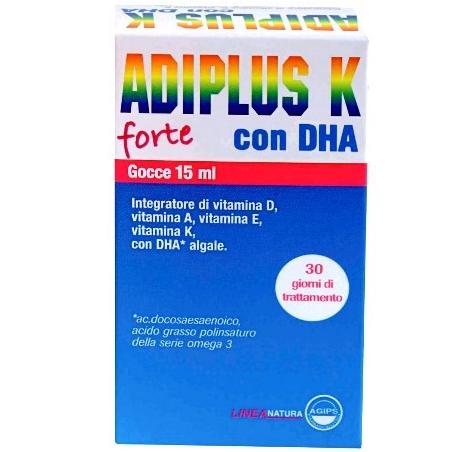 Agips Farmaceutici Adiplus K Forte Gocce Flaconcino 15 Ml