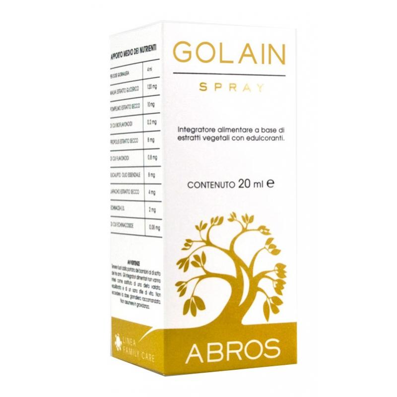 Abros Golain 20 ml Spray Integratore Vie Respiratorie