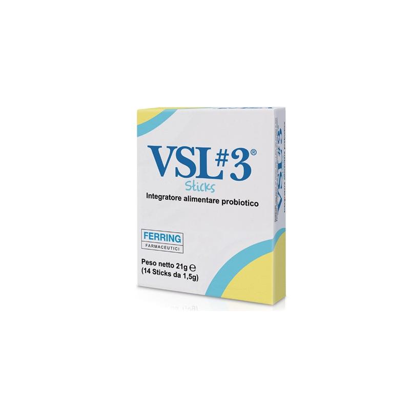 Actial Farmaceutica VSL3 Integratore di fermenti lattici, 14 stick