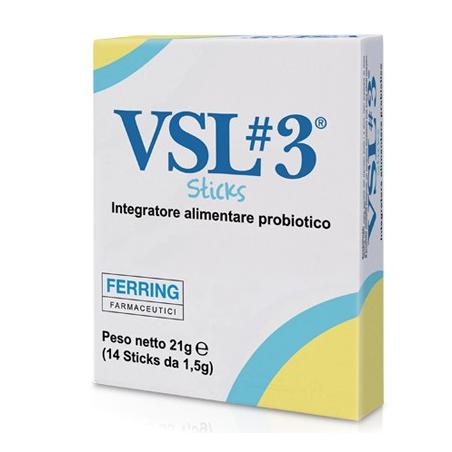 Actial Farmaceutica VSL3 Integratore di fermenti lattici, 14 stick