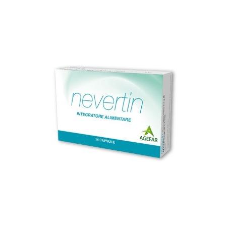 Agefar Nevertin Integratore alimentare contro l'invecchiamento cellulare, 14 capsule