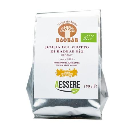 Aessere Baobab Ricarica Bio Integratore per Favorire il Benessere dell'Organismo 150 G