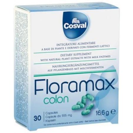 Cosval Floramax Colon 30 Capsule Integratore con Probiotici