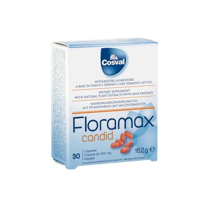 Cosval Floramax Candid 30 Capsule Integratore di Probiotici