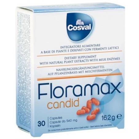 Cosval Floramax Candid 30 Capsule Integratore di Probiotici