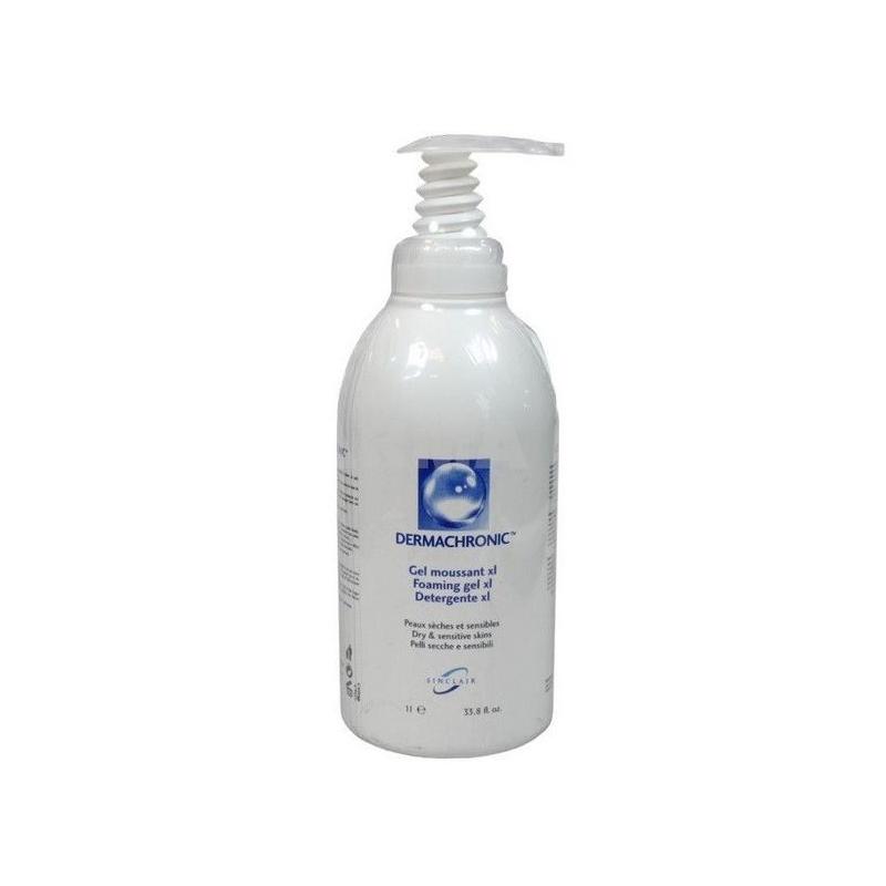 Alliance Pharma Dermachronic Detergente Xl 1000 ml Gel Schiumogeno Per Igiene Viso e Corpo