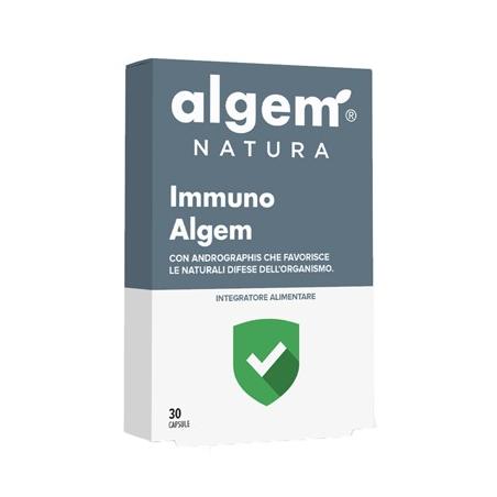 Algem Natura Immuno Algem Integratore per la funzionalità delle difese naturali, 30 capsule