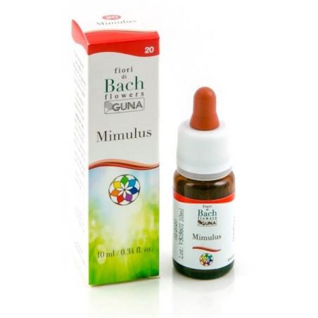 Guna Mimulus 10 ml Fiori di Bach Paura e Timidezza