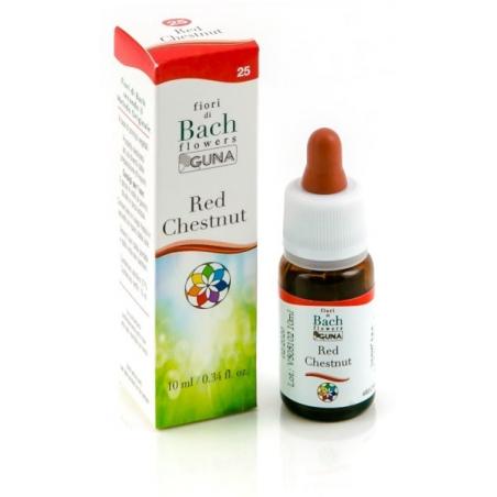 Guna Red Chestnut 10 ml Fiori di Bach Ansia Eccessiva