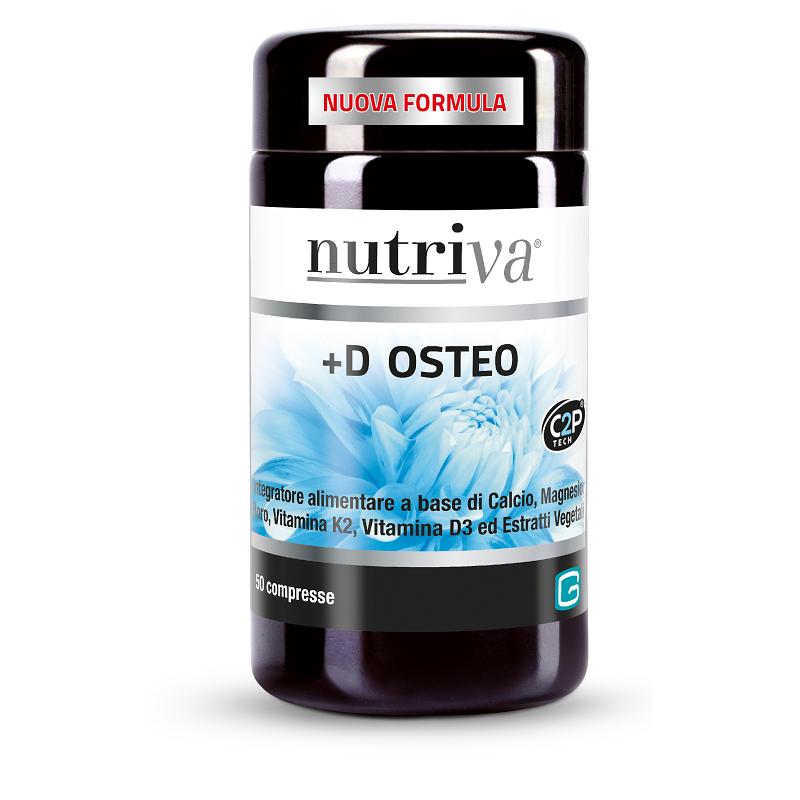 Nutriva D+ Osteo Integratore per le Ossa 50 Compresse