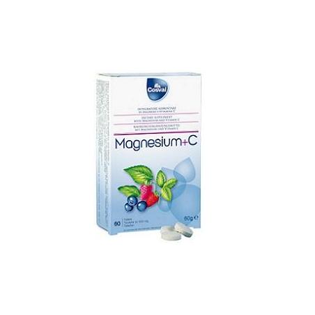 Cosval Magnesium+C 60 Tavolette Integratore di Magnesio e Vitamina C