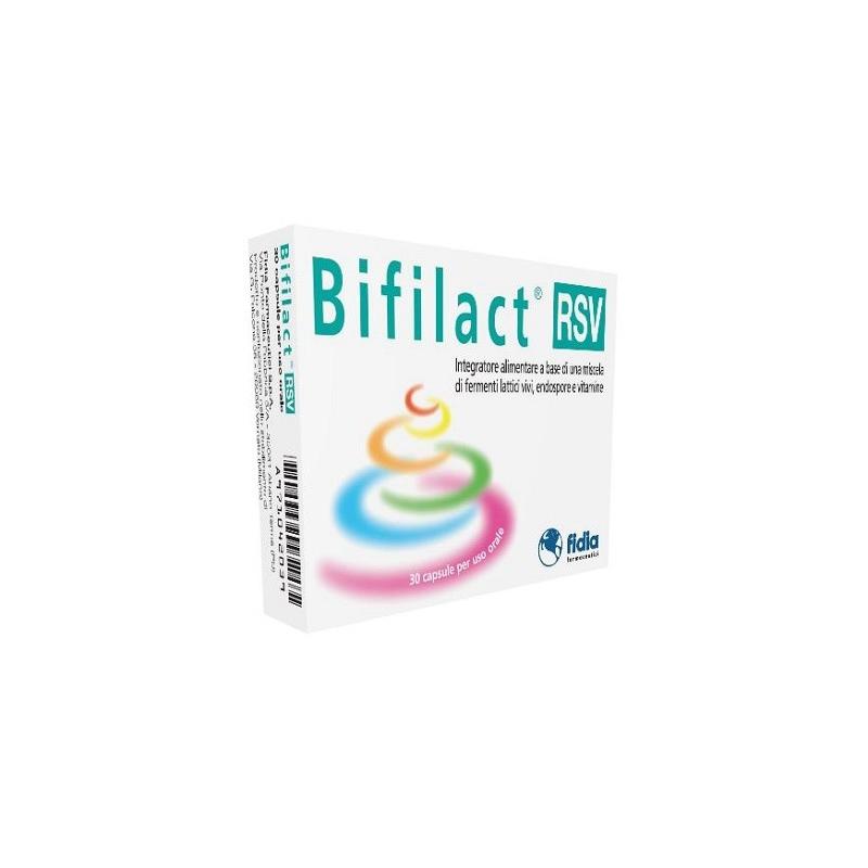 Fidia Bifilact RSV 30 Capsule Integratore di Fermenti Lattici Vivi