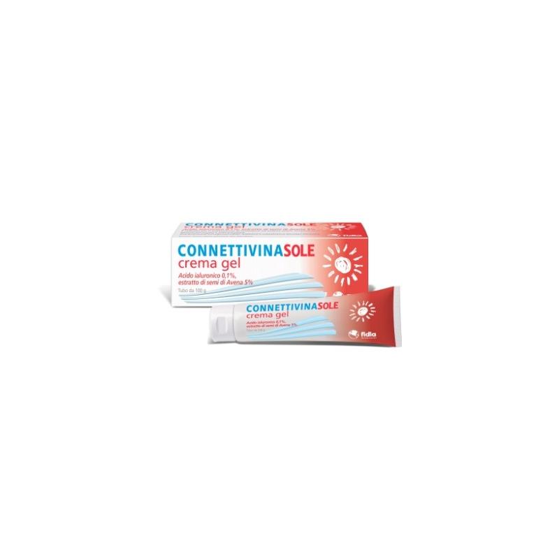 Connettivina Sole 100 g Crema Gel Protezione Sole Lenitiva