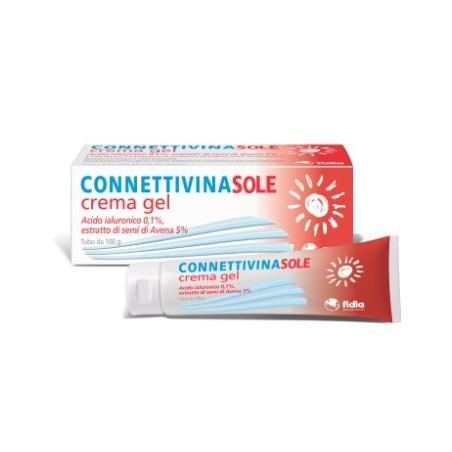 Connettivina Sole 100 g Crema Gel Protezione Sole Lenitiva