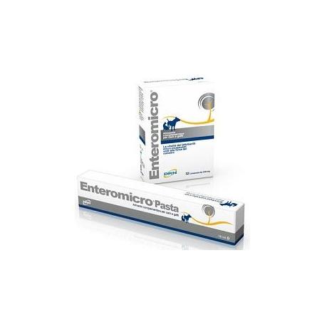 Drn Enteromicro Alimento ad uso veterinario per l'equilibrio della flora intestinale, 32 compresse