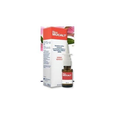 Aurora Biofarma Rinomucalt 20 ml Spray Nasale Decongestionante per Adulti