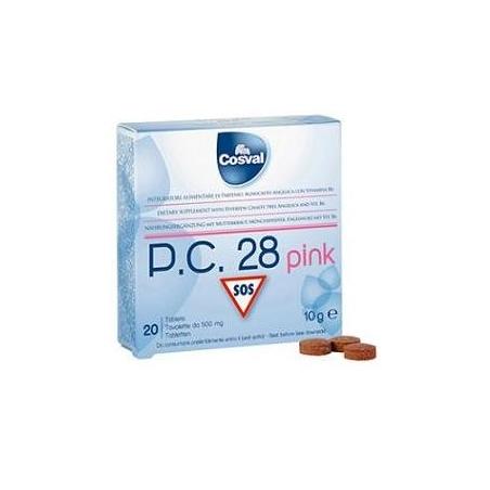 Cosval P.C. 28 Pink 20 Tavolette Integratore per i Disturbi del Ciclo