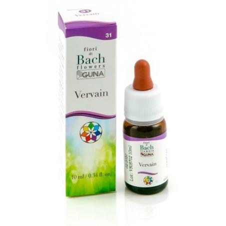 Guna Fiori di Bach Vervain 10 ml Gocce per Equilibrio Mentale