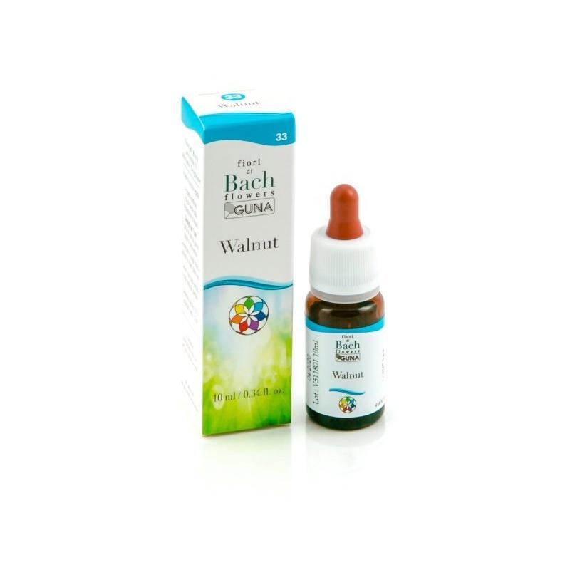 Guna Fiori di Bach Walnut 10 ml Gocce per il Benessere Mentale