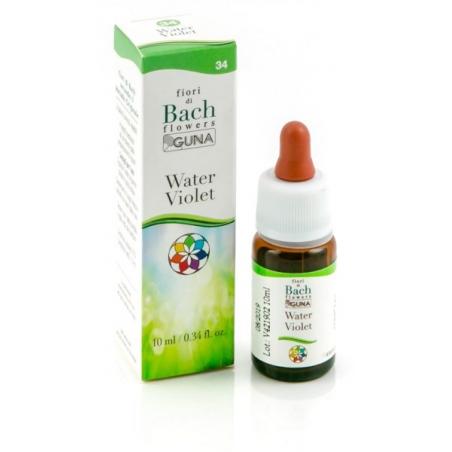 Guna Fiori di Bach Water Violet 10 ml Gocce per il Benessere Mentale