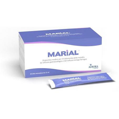 Aurora Biofarma Marial 20 Stick da 15 ml Integratore per il Reflusso Gastroesofageo