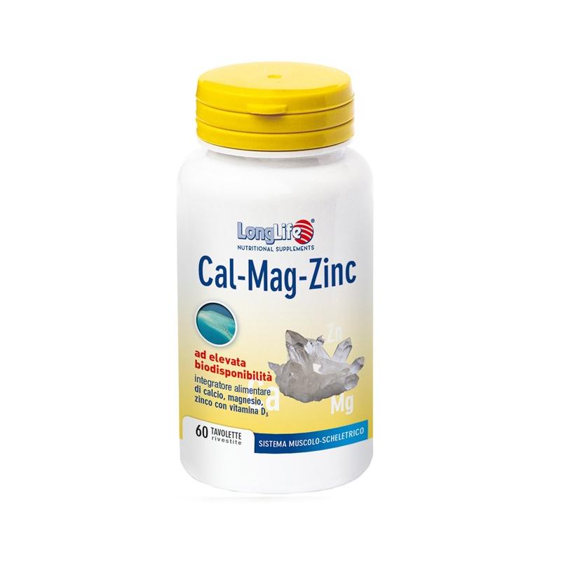 Phoenix LongLife Cal Mag Zinc 60 Tavolette Integratore Articolazioni