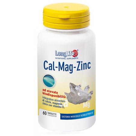 Phoenix LongLife Cal Mag Zinc 60 Tavolette Integratore Articolazioni