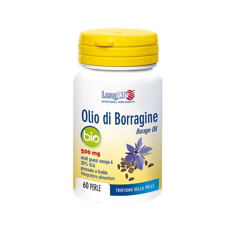 Phoenix LongLife Olio Borragine 60 Perle Integratore Trofismo della Pelle