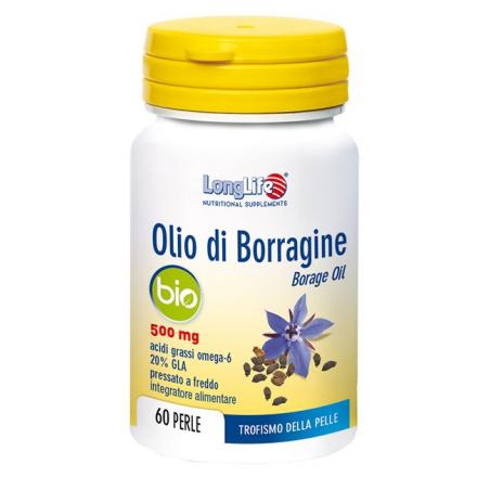 Phoenix LongLife Olio Borragine 60 Perle Integratore Trofismo della Pelle