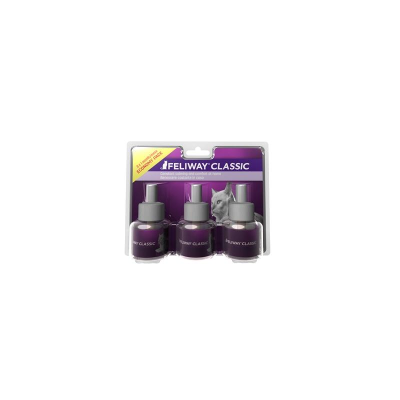 Ceva Feliway Classic 3 Ricariche x 48 ml Diffusore Feromone Gatti