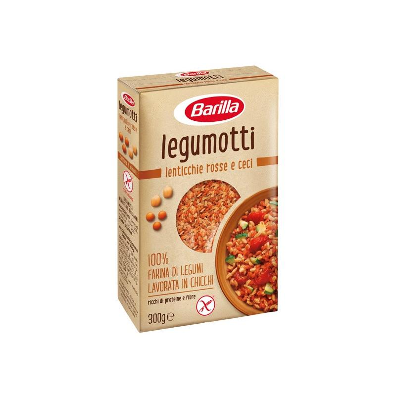 Barilla Legumotti 300 G Lenticchie Rosse e Ceci Lavorati Senza Glutine