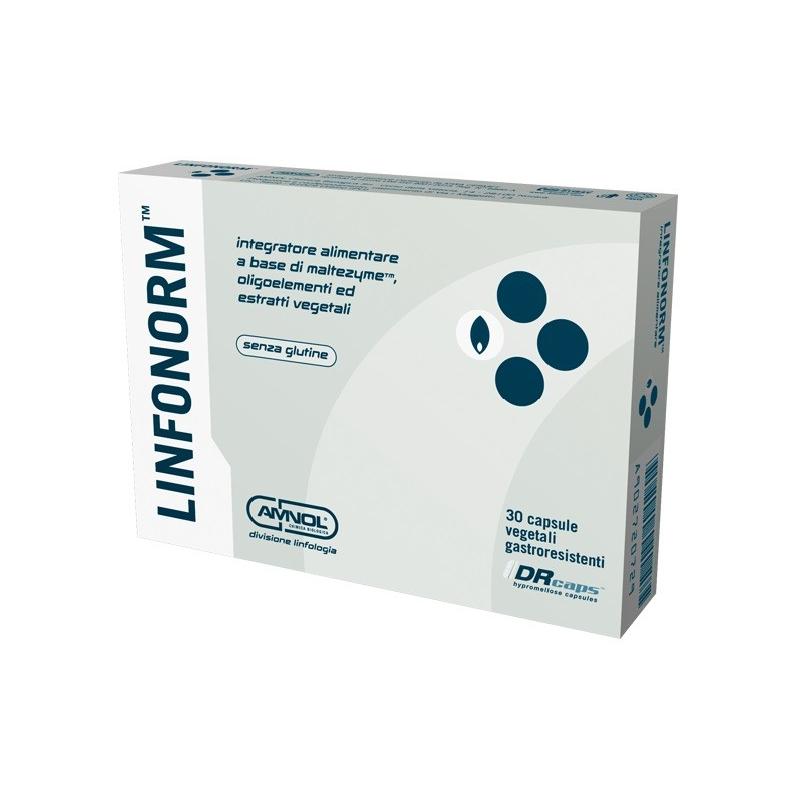 Amnol Linfonorm 30 Capsule Vegetali Integratore Drenante